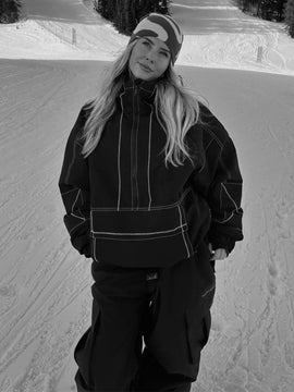 Veste de snowboard pull-over Streetstorm pour femme, toutes saisons, style montagne.