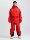 Combinaison de ski cargo multifonctionnelle Gsou Snow pour homme, résistante et durable.