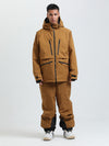 Combinaison de ski cargo multifonctionnelle Gsou Snow pour homme, résistante et durable.