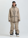 Combinaison de ski cargo multifonctionnelle Gsou Snow pour homme, résistante et performante.