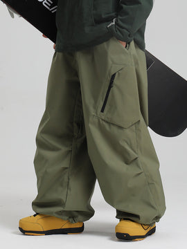 Pantalon de ski ample et fonctionnel Gsou Snow pour homme, résistant et urbain