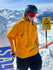 Anorak ample Alpine Freerider pour homme avec deux poches cargo poitrine