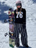 Pantalon cargo en denim Mountain Freerider pour femme, style ample, idéal pour le snowboard