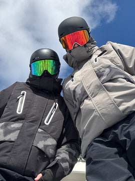Veste de ski camouflage réfléchissante Chillform Glow Trail pour femme