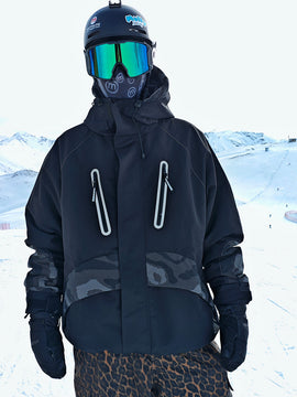 Veste de ski camouflage réfléchissante Chillform Glow Trail pour homme