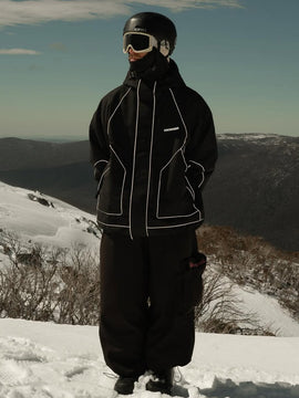 Veste de ski réfléchissante All Weather Mountain Chill pour homme – Ski nocturne et snowboard