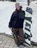 Pull en polaire chaude Sherpa pour femme, idéal pour la montagne