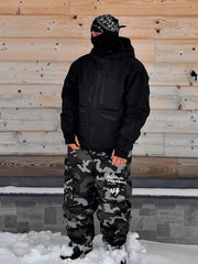 Veste de ski cargo utilitaire ample et durable pour homme Steeze HypeShred