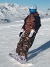Veste bomber de snowboard Mountain Freestyle pour homme avec poche cargo