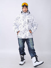 Veste de ski imperméable à capuche Snowy Owl Mountain pour homme et unisexe