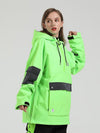 Anorak de ski Gsou Snow unisexe réfléchissant pour homme et femme, idéal pour les missions en montagne.