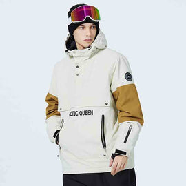 Pull polaire à col rond et poche kangourou pour homme