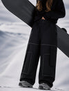 Pantalon de snowboard ample Park Rider Nightline pour femme, poches cargo et détails réfléchissants