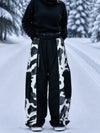 Pantalon de snowboard extra ample à blocs de couleurs réfléchissants Wild Motion pour femme