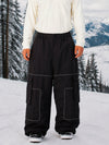 Pantalon de snowboard ample Park Rider Nightline pour homme, poches cargo et liserés réfléchissants