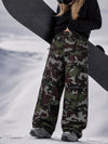 Pantalon de snowboard ample Park Rider Nightline pour femme, poches cargo et détails réfléchissants