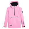 Pull polaire à col rond et poche kangourou pour femme