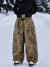 Pantalon de snowboard ample OG à coupe large et finitions rivetées, inspiré des vêtements de travail urbains pour femmes