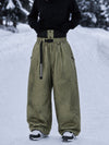 Pantalon de snowboard ample OG à coupe large et finitions rivetées, inspiré des vêtements de travail urbains pour femmes