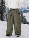 Pantalon de snowboard cargo ample et extensible pour homme, style freestyle, en tissu Techline utilitaire et résistant.