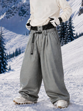 Pantalon de snowboard ample OG pour homme, style urbain, inspiré des vêtements de travail, avec rivets apparents et coupe large.