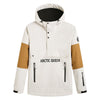 Pull polaire à col rond et poche kangourou pour homme