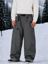 Pantalon de snowboard cargo ample et extensible pour homme, style freestyle, en tissu Techline utilitaire et résistant.