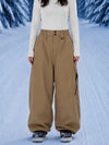 Pantalon de snowboard ample et résistant, style urbain et polyvalent pour femme