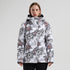 Veste de snowboard d'hiver imperméable SMN Winter Flowers Beauty pour femme