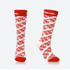 Chaussettes de ski et de snowboard Nandn City Escape unisexes en laine thermique longue