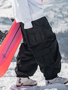 Pantalon de snowboard cargo ample Rabbit Snow Prime pour homme