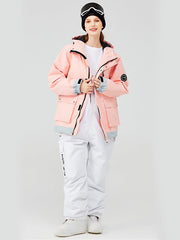 Ensemble veste et pantalon de ski/snowboard Mountain Dope pour femme, isolé et chaud.