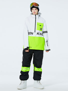 Combinaisons de ski anorak à demi-zip Mountain Peak SnowGuard pour femmes