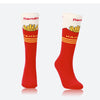 Chaussettes de ski et de snowboard Nandn City Escape unisexes en laine thermique longue