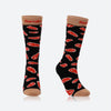 Chaussettes de ski et de snowboard Nandn City Escape unisexes en laine thermique longue