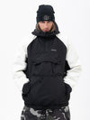 Veste de snowboard bomber camouflage Mountain Freestyle pour homme avec poche cargo