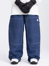 Pantalon cargo en denim Mountain Freerider pour femme, style ample, idéal pour le snowboard