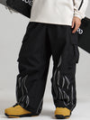 Pantalon de ski cargo réfléchissant Gsou Snow Furious Spark pour femme