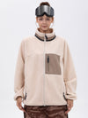 Veste polaire chaude zippée intégrale en fausse fourrure sherpa pour femme, idéale pour la montagne