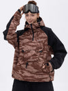 Veste bomber de snowboard Mountain Freestyle pour femme avec poche cargo