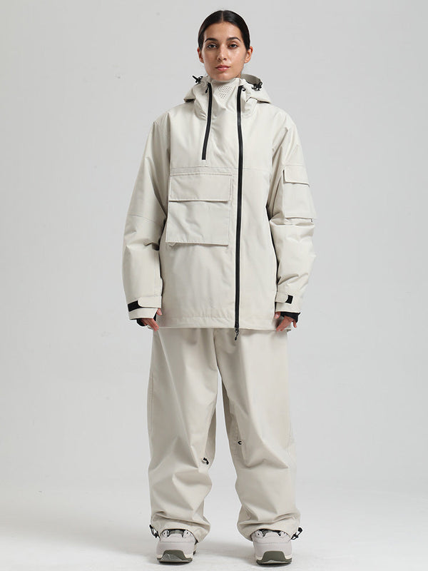Combinaisons de snowboard cargo hybrides Gsou Snow Terrain Flow FlexZip pour femmes