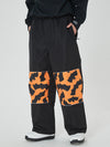 Pantalon de ski cargo ample Freestyle pour femme avec empiècements réfléchissants aux genoux