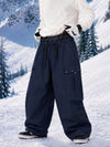 Pantalon de snowboard cargo utilitaire Techline pour homme, inspiré des vêtements de travail – Coupe ample et freestyle