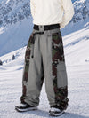 Pantalon de snowboard extra ample à blocs de couleurs réfléchissants Wild Motion pour homme