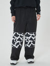 Pantalon de ski cargo ample Freestyle pour femme avec empiècements réfléchissants aux genoux