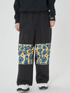 Pantalon de ski cargo ample Freestyle pour femme avec empiècements réfléchissants aux genoux