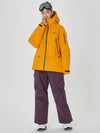 Veste de snowboard anorak Mountain Breaker pour femme avec pantalon de ski cargo stylé