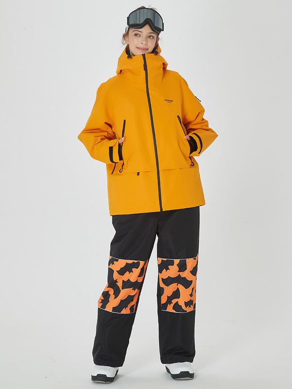 Veste de ski freestyle Mountain Breaker pour femme et pantalon de ski à empiècements graphiques