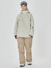 Veste anorak ample Freerider pour femme avec pantalon de snowboard cargo.