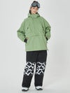 Combinaison de ski/snowboard thermique ample pour femme, style anorak, idéale pour le freeride.
